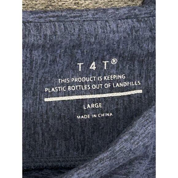 NWT T4T Blue Capri Leggings with Cutouts Women's size L - Picture 5 of 5